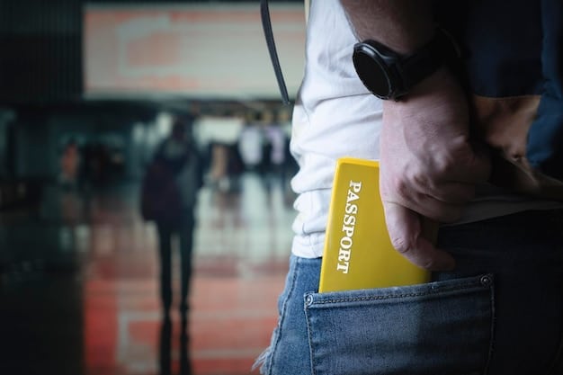 A close-up of a TSA PreCheck boarding pass with the PreCheck logo prominently displayed, alongside a smiling traveler in the background easing through security.