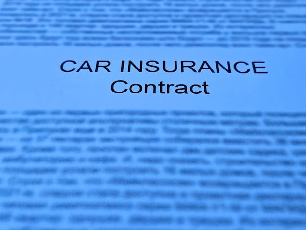 A close-up of an insurance policy document with the words 