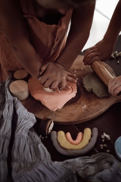 A close-up shot of a local artisan crafting traditional pottery, showcasing the intricate details and cultural significance of the craft. The artisan should be smiling and interacting with a tourist.