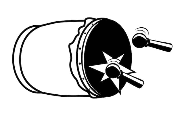 An image depicting a gavel hitting a sound block in a courtroom, overlaid with copyright symbols and text that reads 
