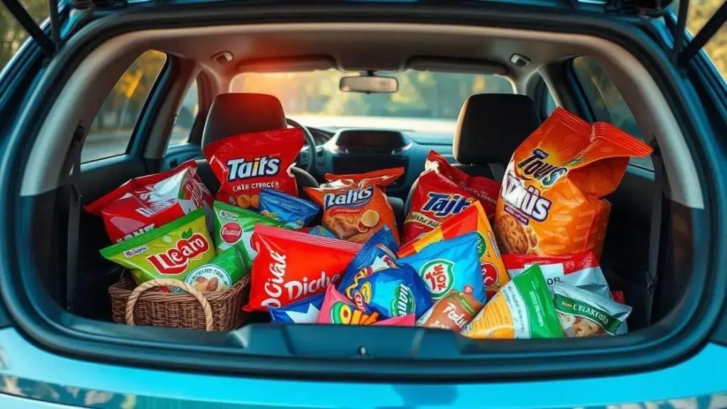 Snack packing hacks for road trips that save time