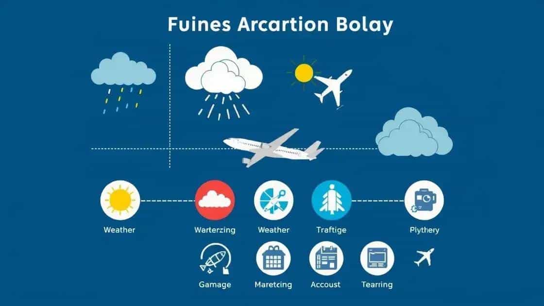 Major causes of flight delays by region