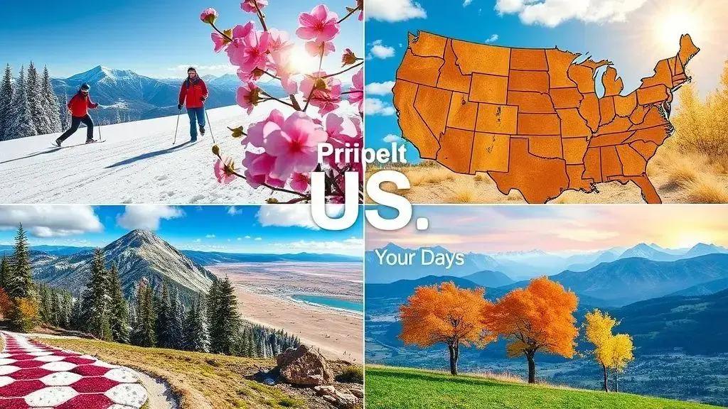 Top states to visit during peak seasons