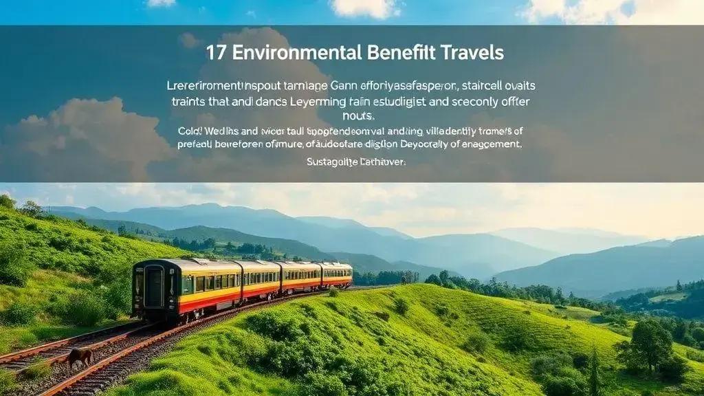 The environmental impact of luxury train travel