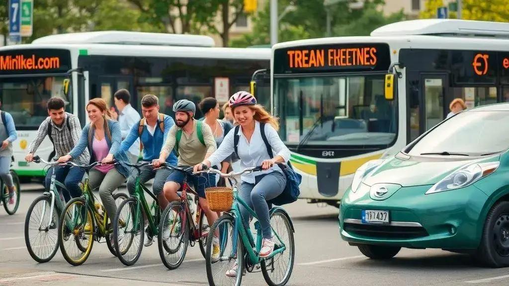 Choosing sustainable transportation options