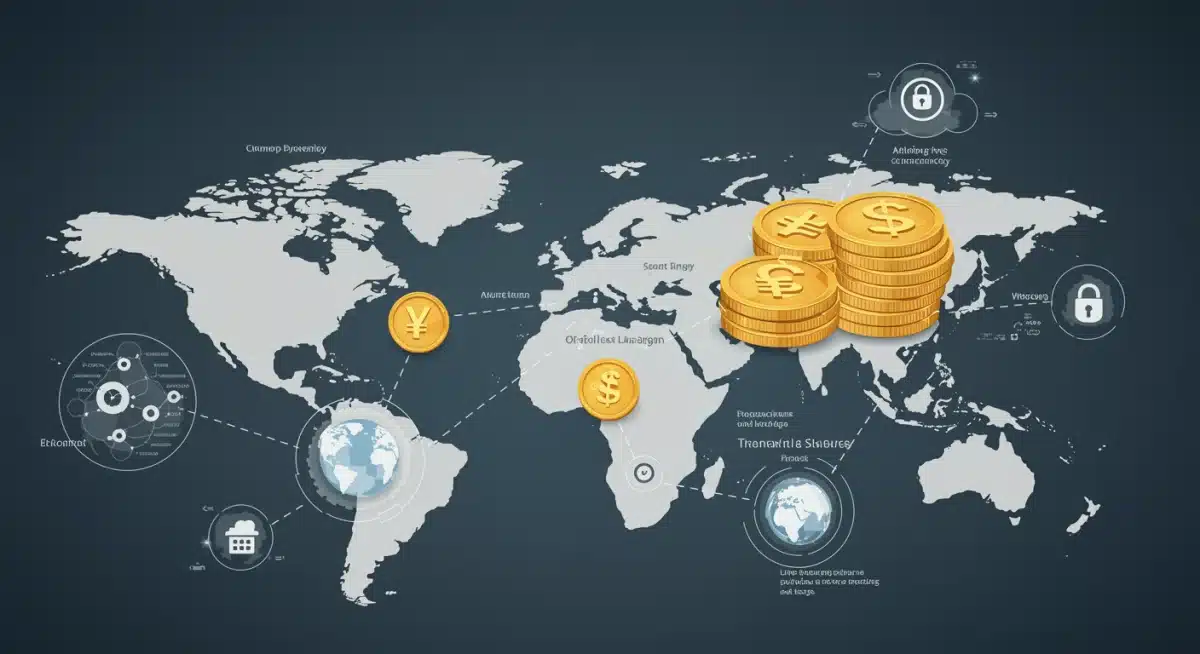 Infographic illustrating secure and efficient fintech integration in travel payments