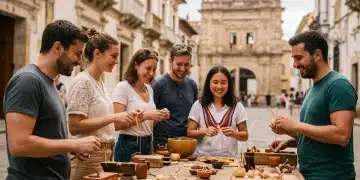 Travelers engaging in a local artisan workshop, 2026 cultural immersion