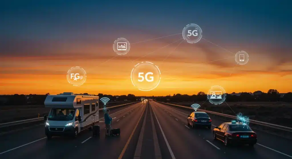 5G Impact on US Travel: Connectivity for 2026 Road Warriors