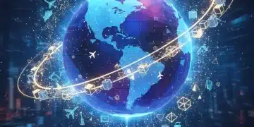 Global blockchain network securing travel transactions for agencies