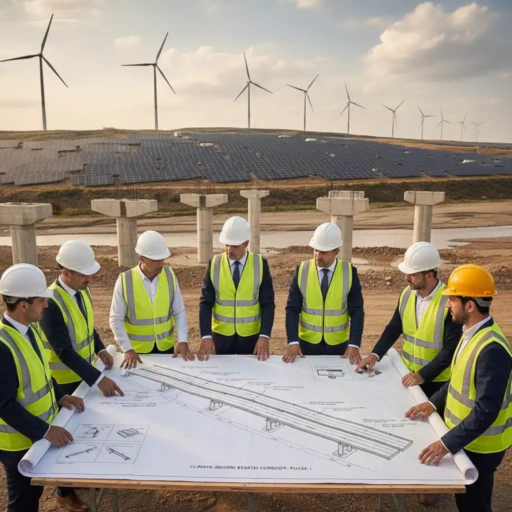 Engineers planning climate-resilient highway infrastructure